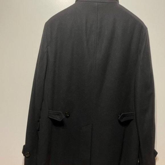 Men's Burberry Prorsum Winter Wool Coat - Black Mint Condition - Picture 4 of 16